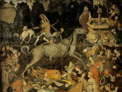 Trionfo della morte, già a Palazzo Sclafani, Galleria Regionale di Palazzo Abatellis, Palermo, 1446