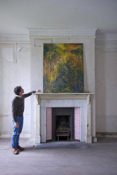Shadowed waters IV, 120x150 cm. Photo Jonathan Myles-Lea