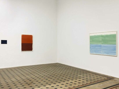 Silvia Bächli, Lines are telling stories, exhibition view. Courtesy of Galleria Raffaella Cortese