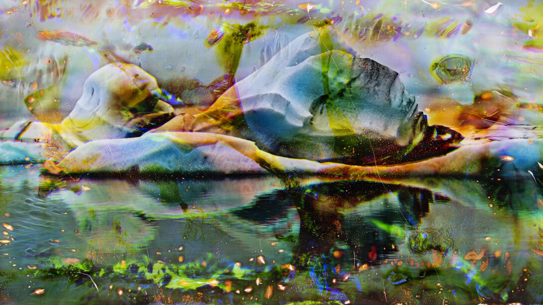Matthew Brandt, Vatnajökull MCY21, 2018-2020. Courtesy of Haines Gallery