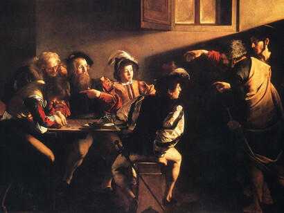 Caravaggio. Vocazione di San Matteo