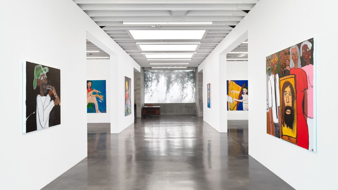 Ricky Burrows, The fringe, exhibition view. Courtesy of Harper's Gallery