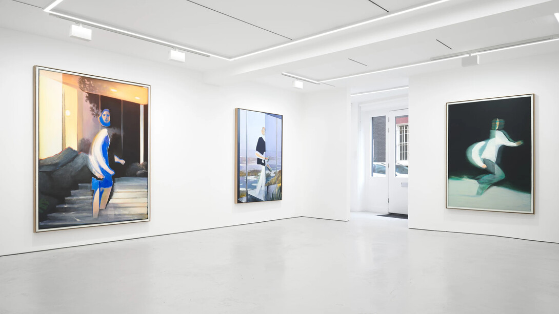 Jonathan Wateridge, Vanishing poin, exhibition view. Courtesy of GRIMM