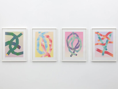 Eva Rothschild, exhibition view. Courtesy of Modern Art Gallery