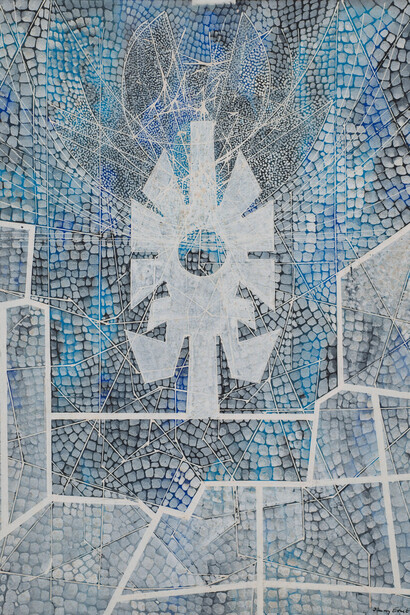 Jimmy Ernst, White shadow, 1973. Courtesy of Weinstein Gallery