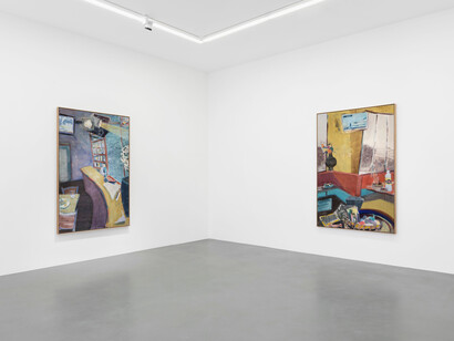 Nick Goss, Isle of Thanet, vue de l'exposition. Avec l'aimable autorisation de la Galerie Perrotin
