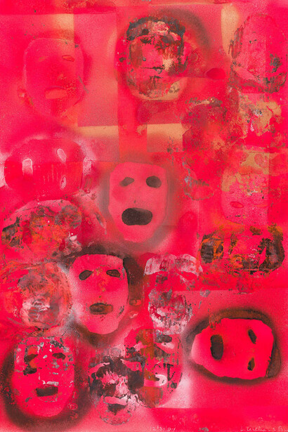 William S. Burroughs, Burn unit, 1987. Courtesy of October Gallery