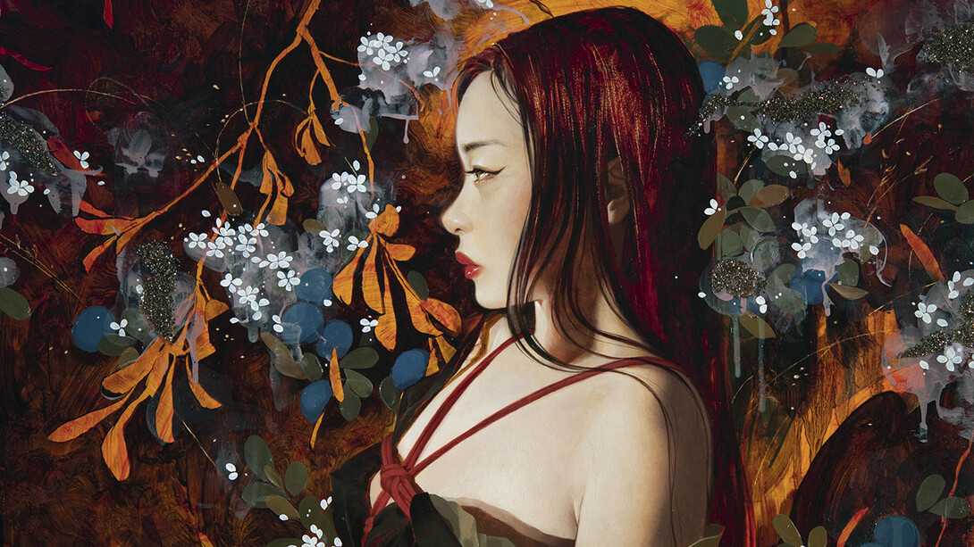 Soey Milk, Snow tripped red velvet. Courtesy of Corey Helford Gallery