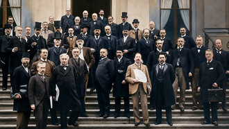The Hague Conventions of 1899 and 1907 were landmark international agreements established at two peace conferences in the Netherlands, helping to define the laws of war and war crimes. A planned third conference was cancelled after the outbreak of World War I
