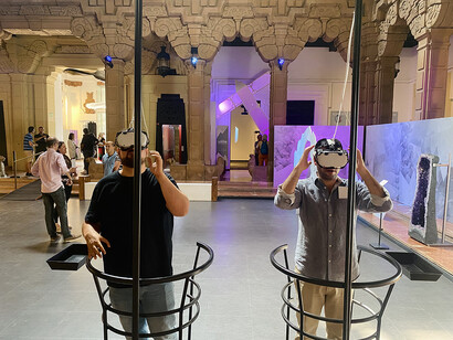 The power of crystals, exhibition view. Courtesy of Casa de la Ciencia