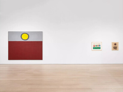 Adolph Gottlieb, Vital images, exhibition view. Courtesy of Pace Gallery