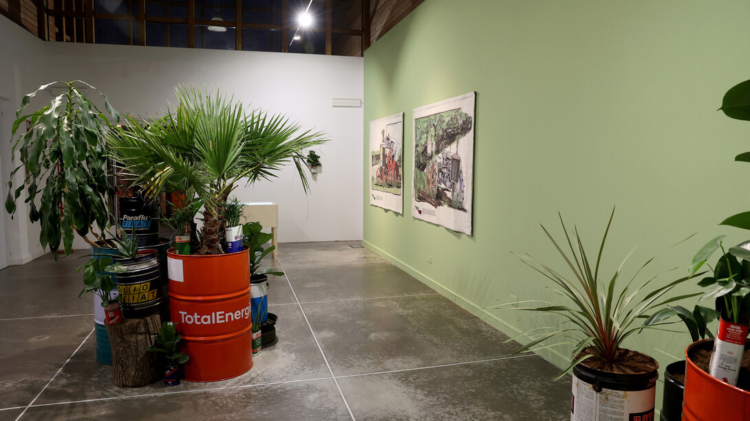 Adrián
Balseca, Cambio de fuerza, exhibition view. Courtesy of PAV Parco Arte
Vivente