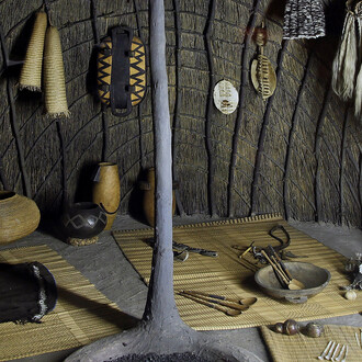 African cultures, exhibition view. Courtesy of National Museum Bloemfontein