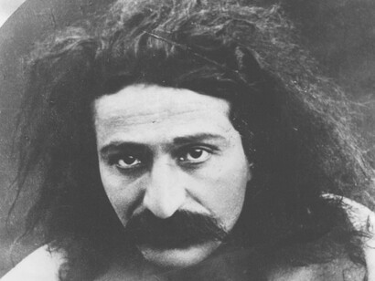 Meher Baba's early years, hair wild and unkept
