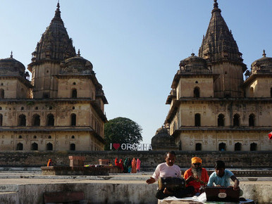 The Royal Chhatris, Orchha, Madhya Pradesh, India