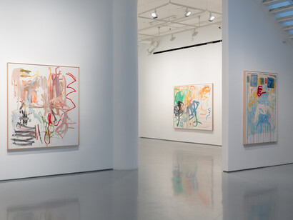 Reinhard Pods, Happy hour, exhibition view. Courtesy of Fergus McCaffrey Gallery