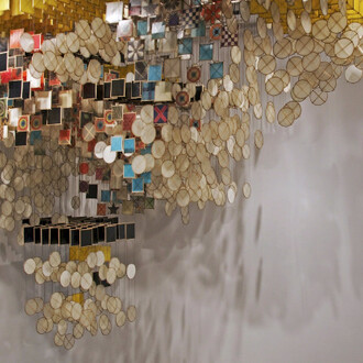 Jacob Hashimoto. Courtesy of Rhona Hoffman Gallery