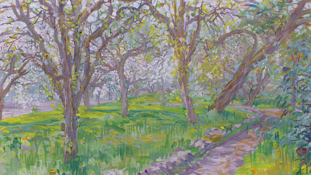 Johan Dijkstra, Orchard, undated. Courtesy of Groninger Museum