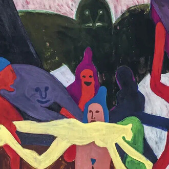 Bob Thompson, The struggle, 1963. Courtesy of Centre Pompidou