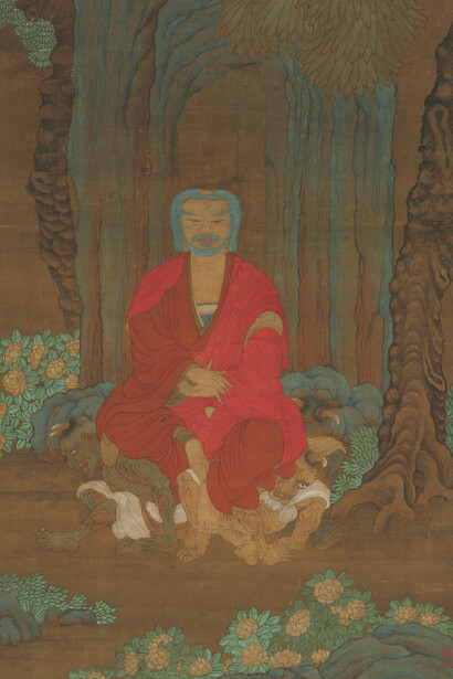 Shakyamuni under the bodhi tree, China, Ming dynasty (1368 – 1644), 1600 – 1650. Courtesy of the Cleveland Museum of Art