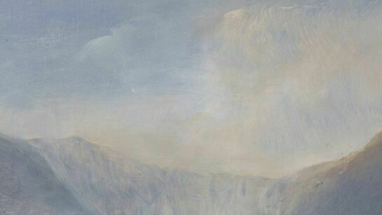 Briony Anderson, From an Extensive Landscape, 2012, oil on paper, 10.5 x 15cm