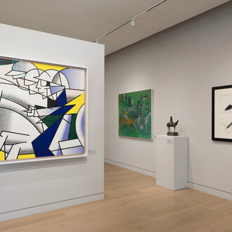 Various artists, Soft reins, exhibition view. Courtesy of Acquavella Gallery