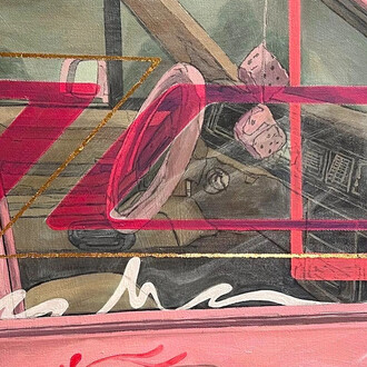 Jacqueline Valenzuela, Grindstone (detail), 2024. Courtesy of Craig Krull Gallery