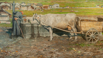 Giovanni Segantini, Sole d'autunno, 1887, Galleria Civica Giovanni Segantini, Arco (Trento), Italia