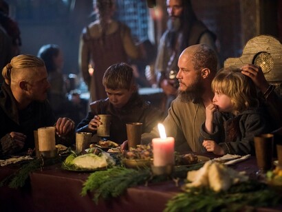 Imágenes de la cuarta temporada de la seire "Vikings"