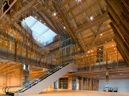 Staircase design, Toyama Glass Art Museum