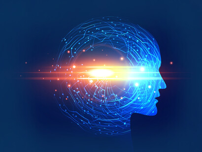 Silueta de rostro generado digitalmente. Con el deepfake se manipula audio y vídeo para crear contenido con personas diciendo y haciendo cosas que nunca ha dicho o hecho