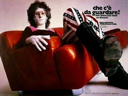 Franco Battiato, L'uomo “fuori di testa”. Foto Gianni Sassi