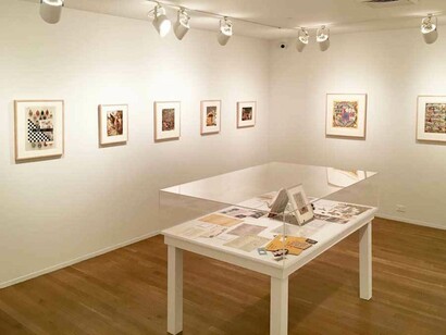 John Ashbery, Exhibition view. Courtesy of The Tibor de Nagy Gallery