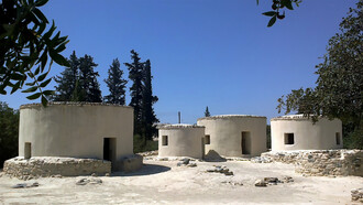 Khirokitia, whose name is thought to mean “Pig Cradle,” is a Neolithic archaeological site on the island of Cyprus that has been a UNESCO World Heritage Site since 1998