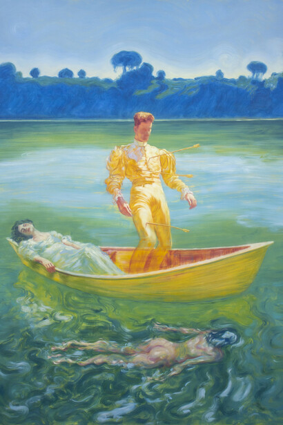 Marlon Portales, The last man, 2024. Courtesy of Spinello Projects