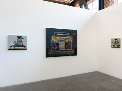 Bill Ward, Paintings, exhibition view. Courtesy of Gallery 16