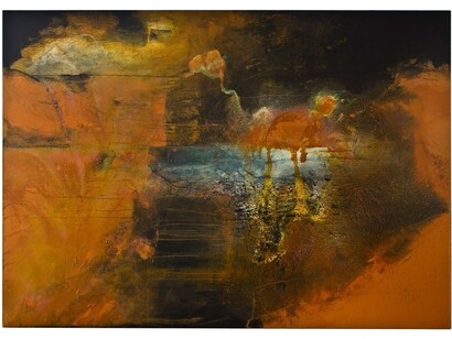 Walter Erra Hubert - within without #1-5' x 7' (213 x 152 cm) - 2012