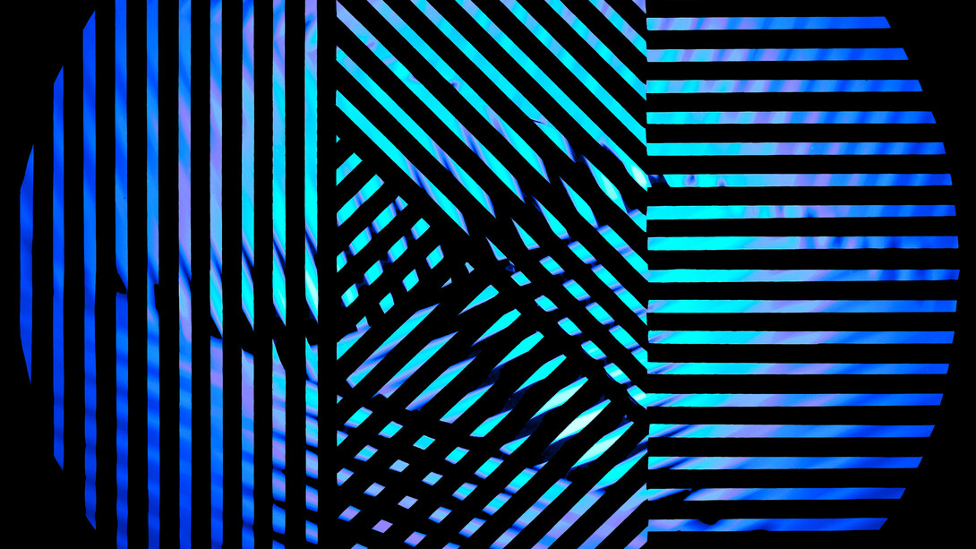 Grazia Varisco, Schema Luminoso Variabile R.R. 66, dettaglio, 1963/64, wood, perspex, neon, electric motor, 68,5 × 68,5 cm, photo by Ginevra Agliardi, courtesy Cortesi Gallery, Grazia Varisco