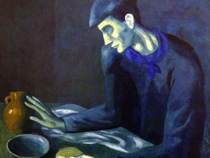 «El desayuno de un ciego» (1903), Picasso