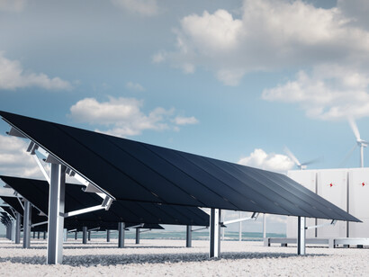 Solar facilities with smaller battery electric storage systems (BESS)