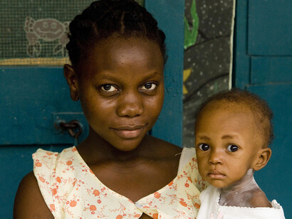 Haitian face very high infancy mortality rates