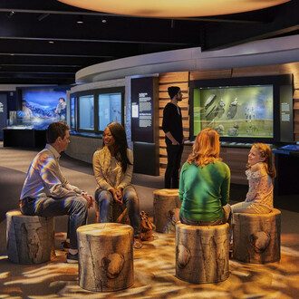 La salle d'histoire canadienne, vue d'exposition. Avec l'aimable autorisation du Canadian Museum of Histor