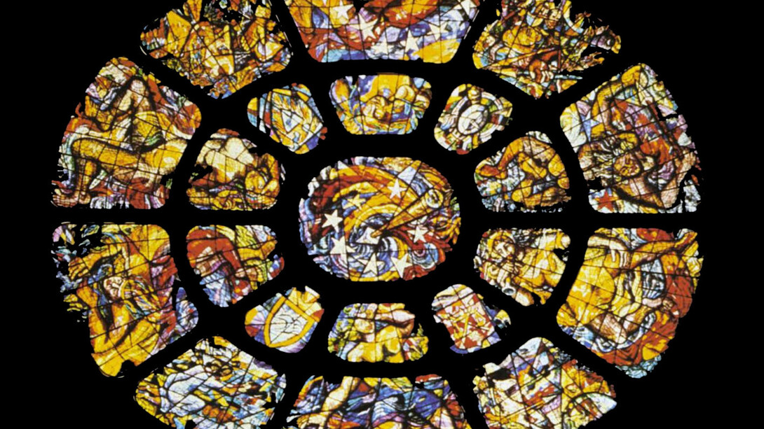 Gabriel Bracho, Stained-glass dome at the Ministry of Defense, Venezuela