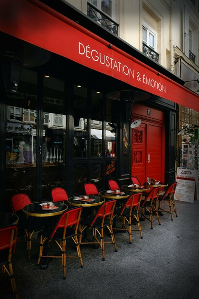 A cafe in Paris, France