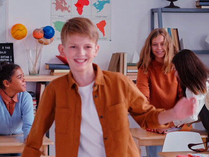 In a classroom focused on innovation, students debate the future of education and how creativity and universal wisdom, rather than specialisation, should be the cornerstone of modern learning