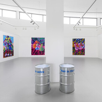 Lubomír Typlt, I came back, though we did not miss each other, exhibition view. Courtesy of Danubiana