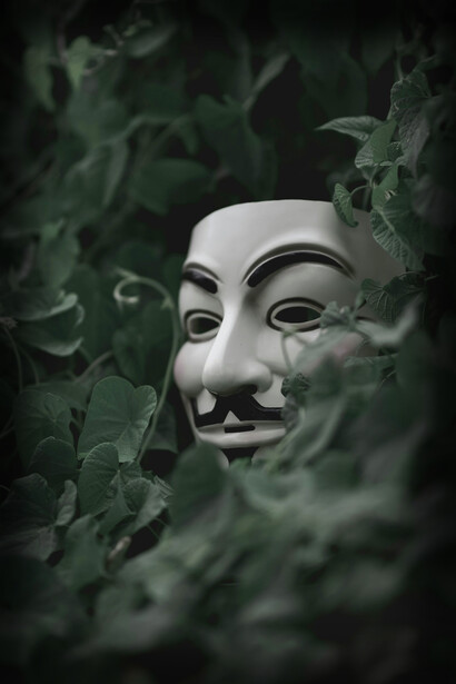 A mask representing a lack of self-awareness