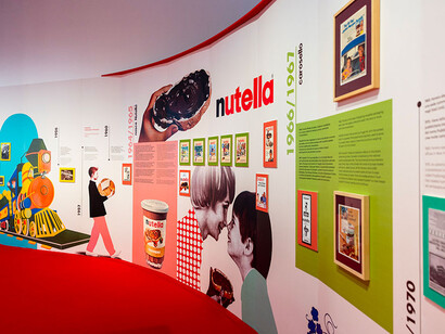 Joyn! Un viaggio nel mondo Nutella® per i suoi 60 anni, exhibition view. Courtesy of Maxxi