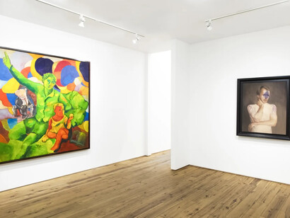 Various artists, Between reason and imagination, exhibition view. Courtesy of Marc Straus Gallery. Photo by Martina Scala