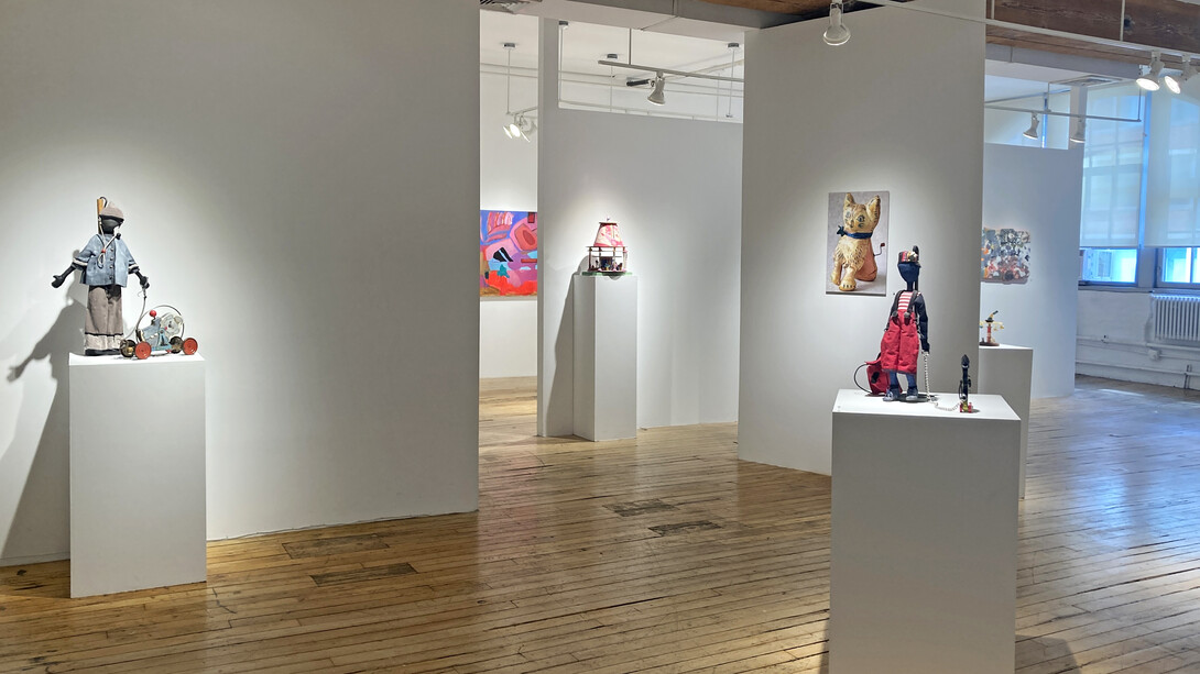 Various artists, Play, exhibition view. Courtesy of Carter Burden Gallery